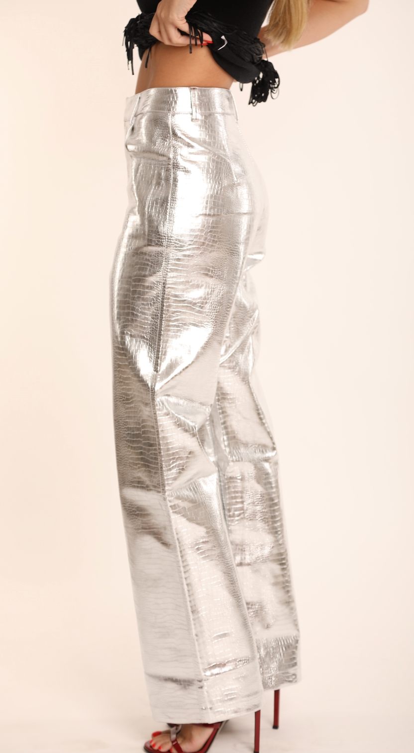 Silver Zebra Pants