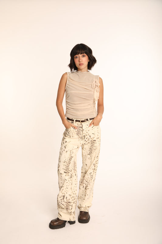 Leopard Jeans