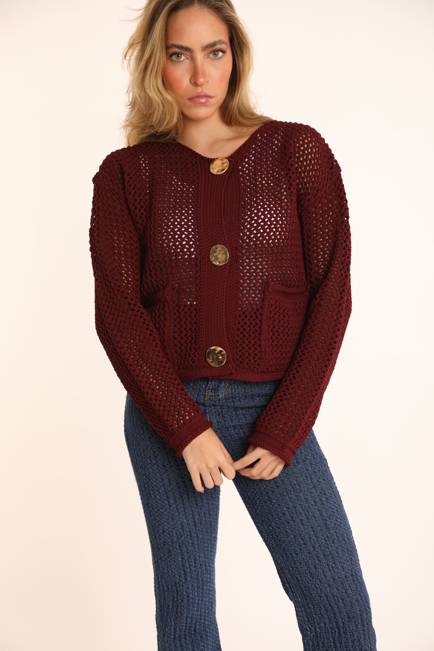 Red Wine Cardigan